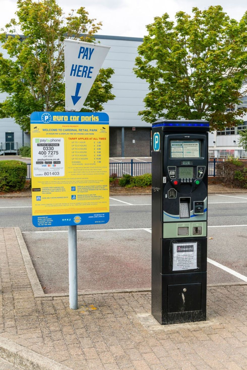 \u200bA Euro Car Parks machine (file pic)
