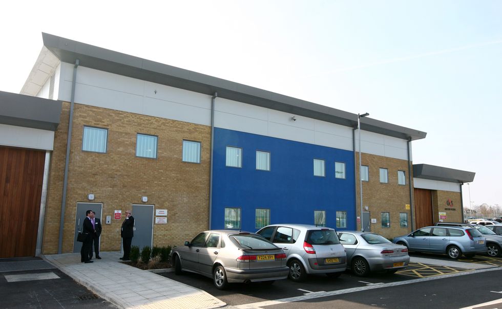 \u200bA general view of Brook House Immigration Removal Centre, next to Gatwick Airport in West Sussex.