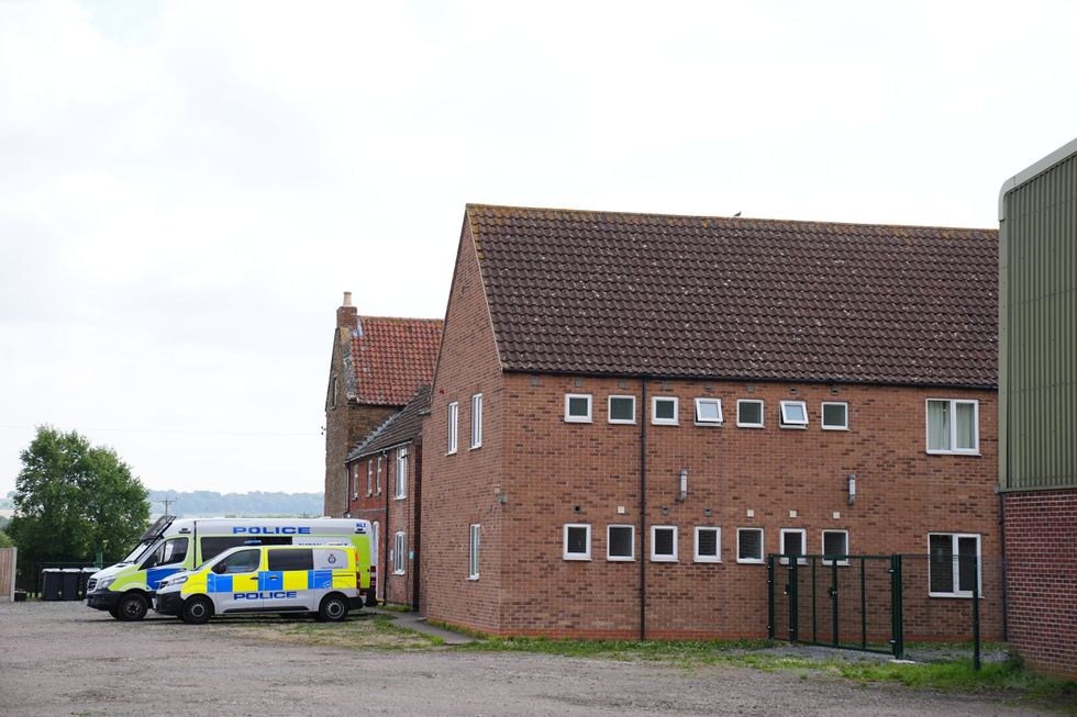 \u200bA general view of the scene in Stathern, Leicestershire