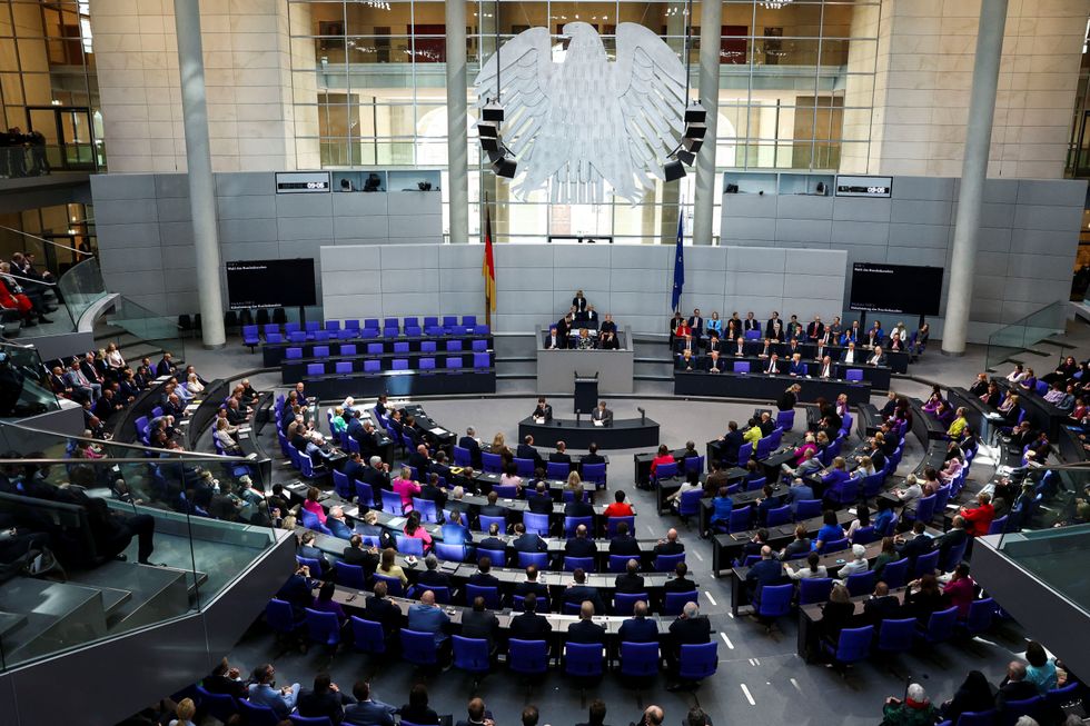 \u200bA general view shows a session of the German lower house of parliament Bundestag