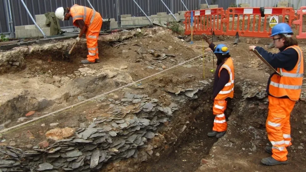 \u200bA medieval prison and a burial site of a Roman infant have been discovered