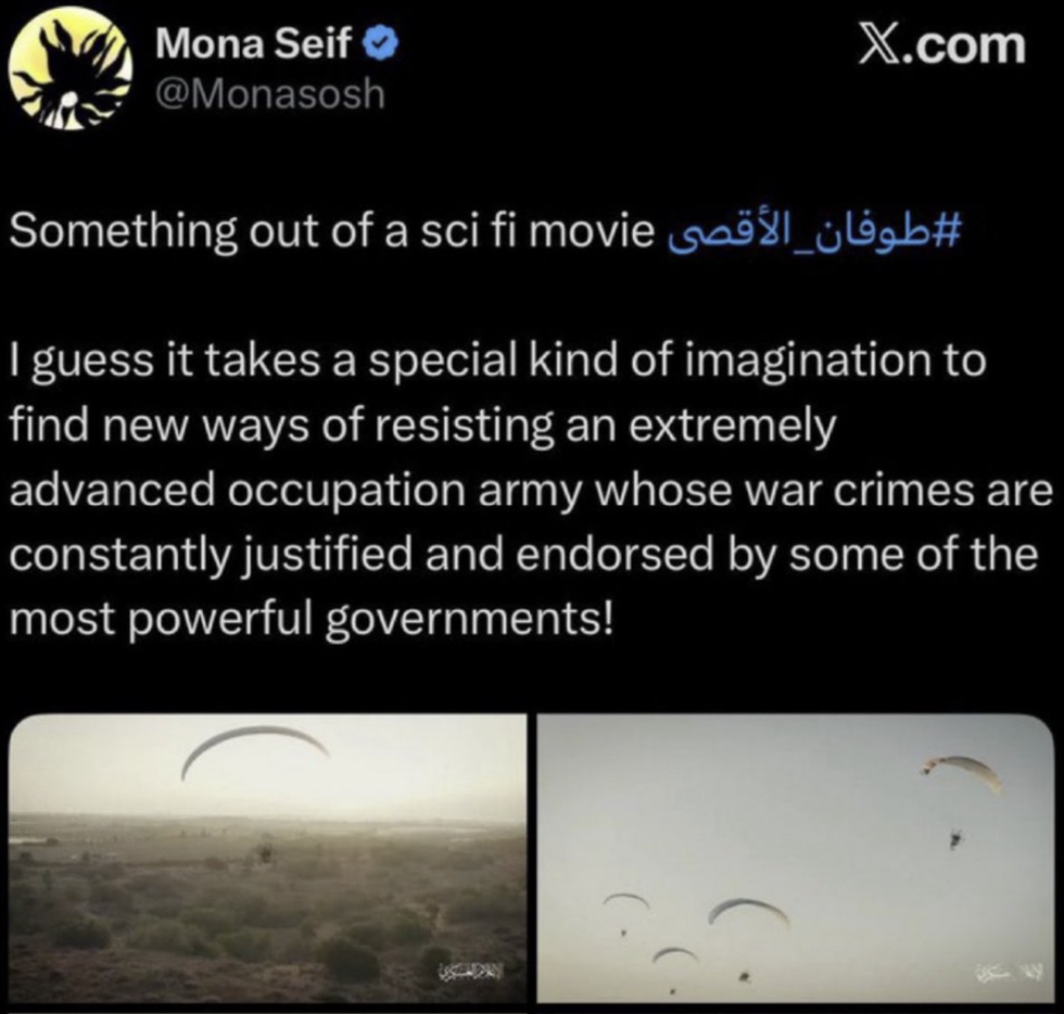 \u200bA post on X from Ms Seif