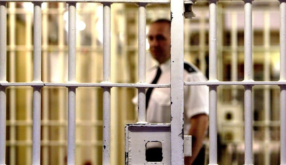 \u200bA stock image of a prison guard