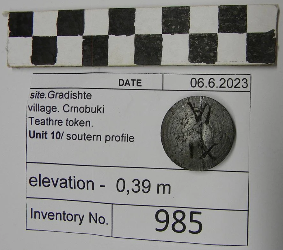 \u200bA theater token found at the site