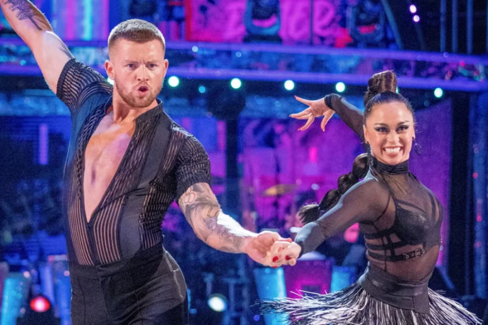 \u200bAdam Peaty and Katya Jones