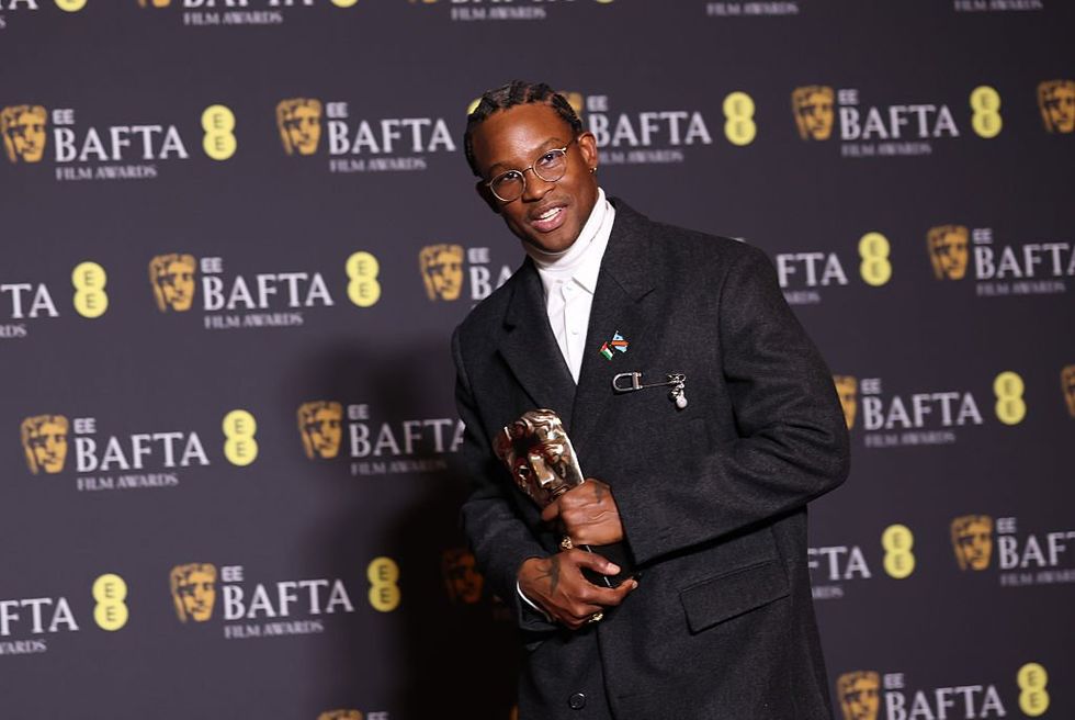 \u200bAkinola Davies Jr. with the Outstanding Debut by a British Writer, Director or Producer for 'My Father's Shadow