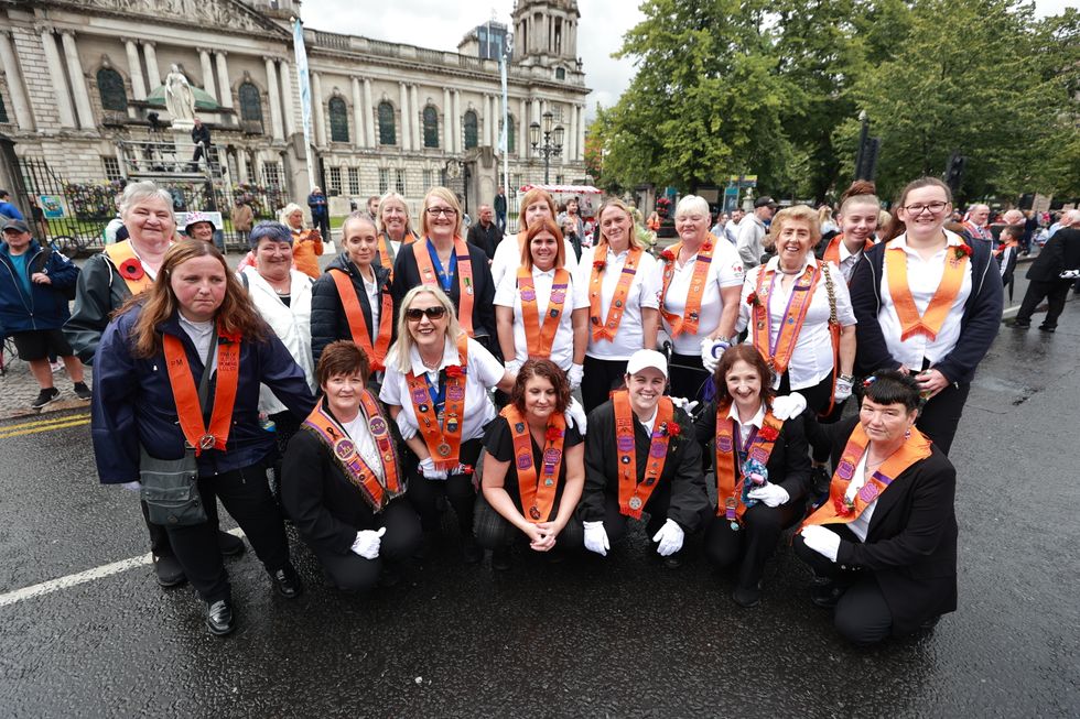 \u200bAlderman Sonia Copeland joins Orange Order ladies from the Star of Ulster