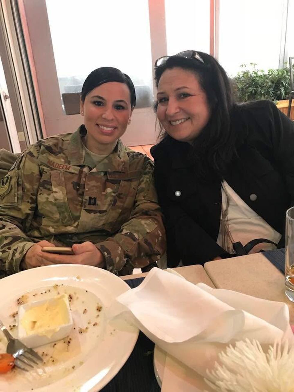 \u200bAlea Nadeem with her mother