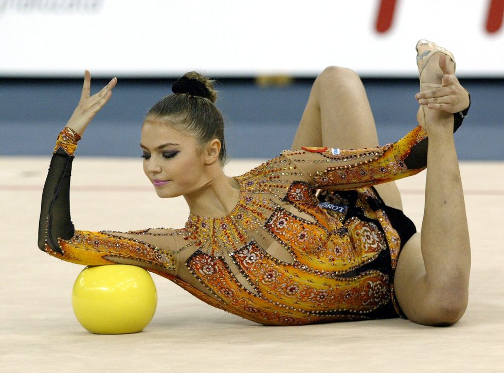 \u200bAlina Kabaeva pictured in 2003