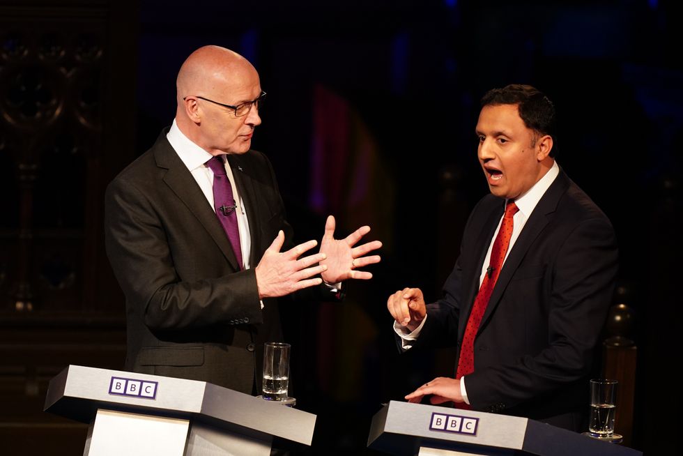 \u200bAnas Sarwar and first minister John Swinney clash over the NHS