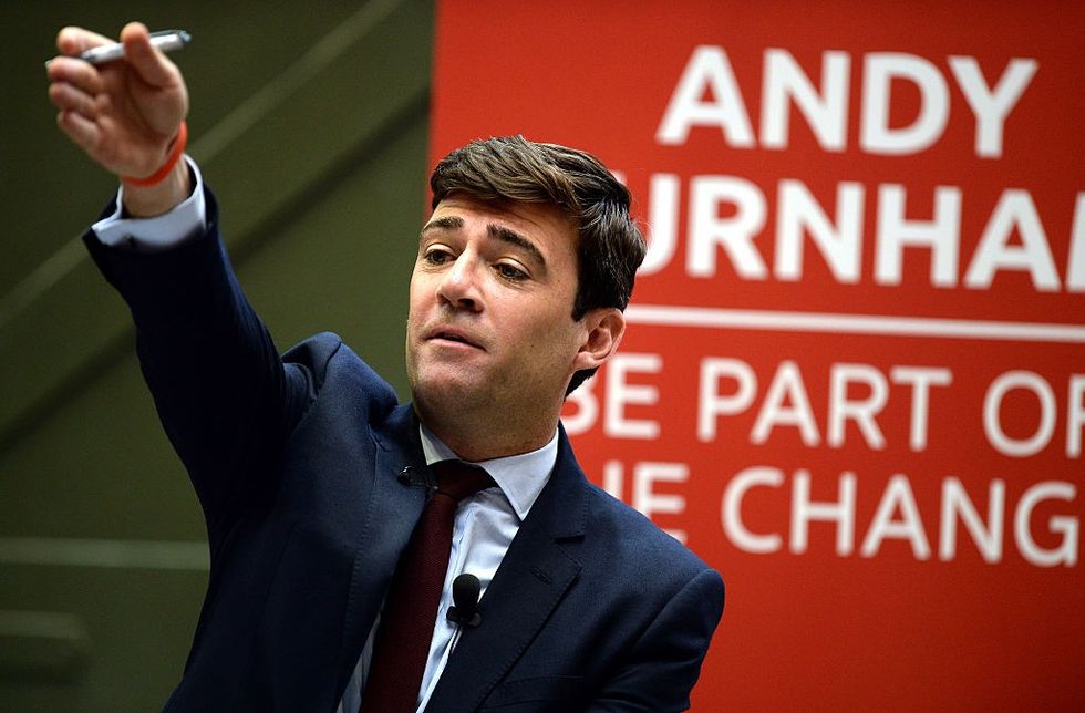 \u200bAndy Burnham lost the 2015 leadership contest, losing to Jeremy Corbyn