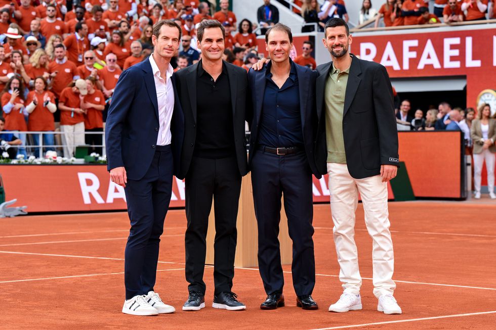 \u200bAndy Murray, Roger Federer, Rafael Nadal and Novak Djokovic