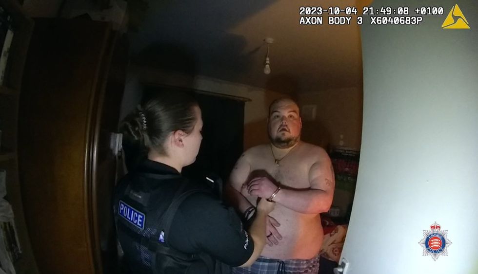 \u200bArrest of Plumb captured via bodycam