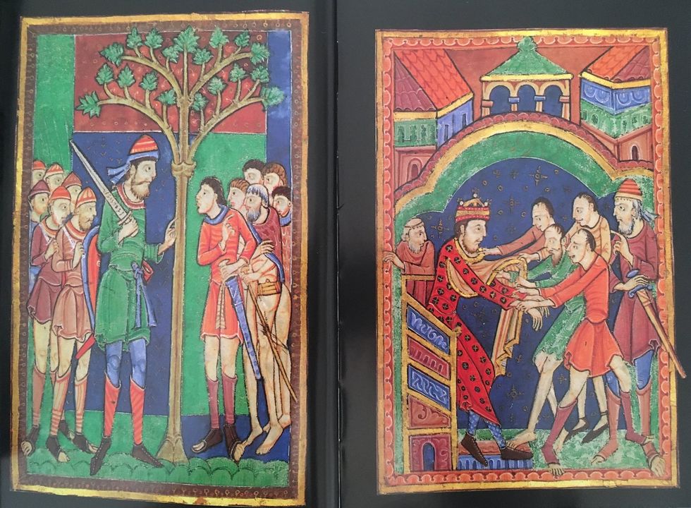 \u200bArtwork displaying the invasion of Ivar the Boneless