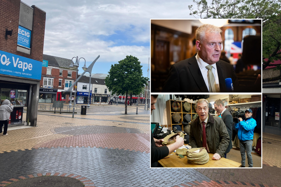 \u200bAshfield, Nigel Farage, Lee Anderson