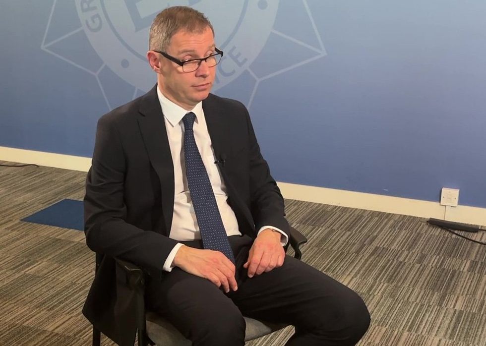 \u200bAssistant Chief Constable Rob Potts speaking