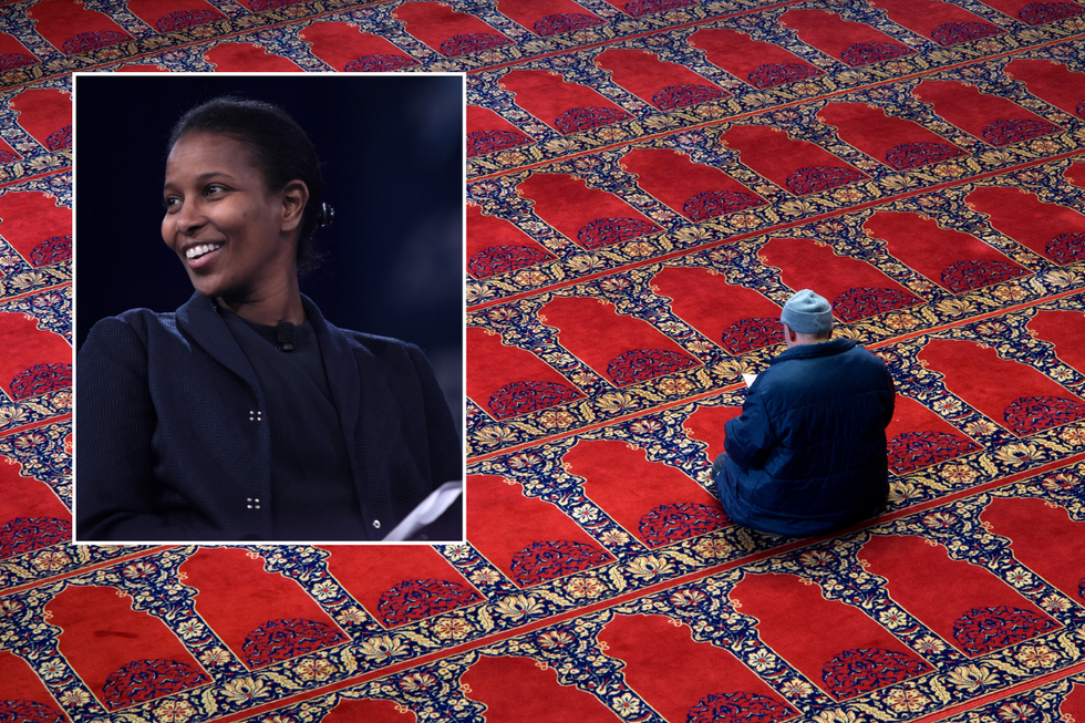 \u200bAyaan Hirsi Ali/Man praying