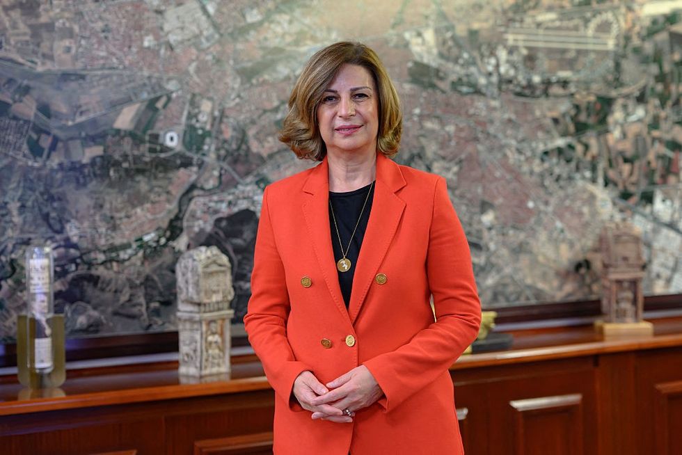 \u200bAyse Unluce, Eskisehir mayor, who had the idea to reproduce Kulluoba bread