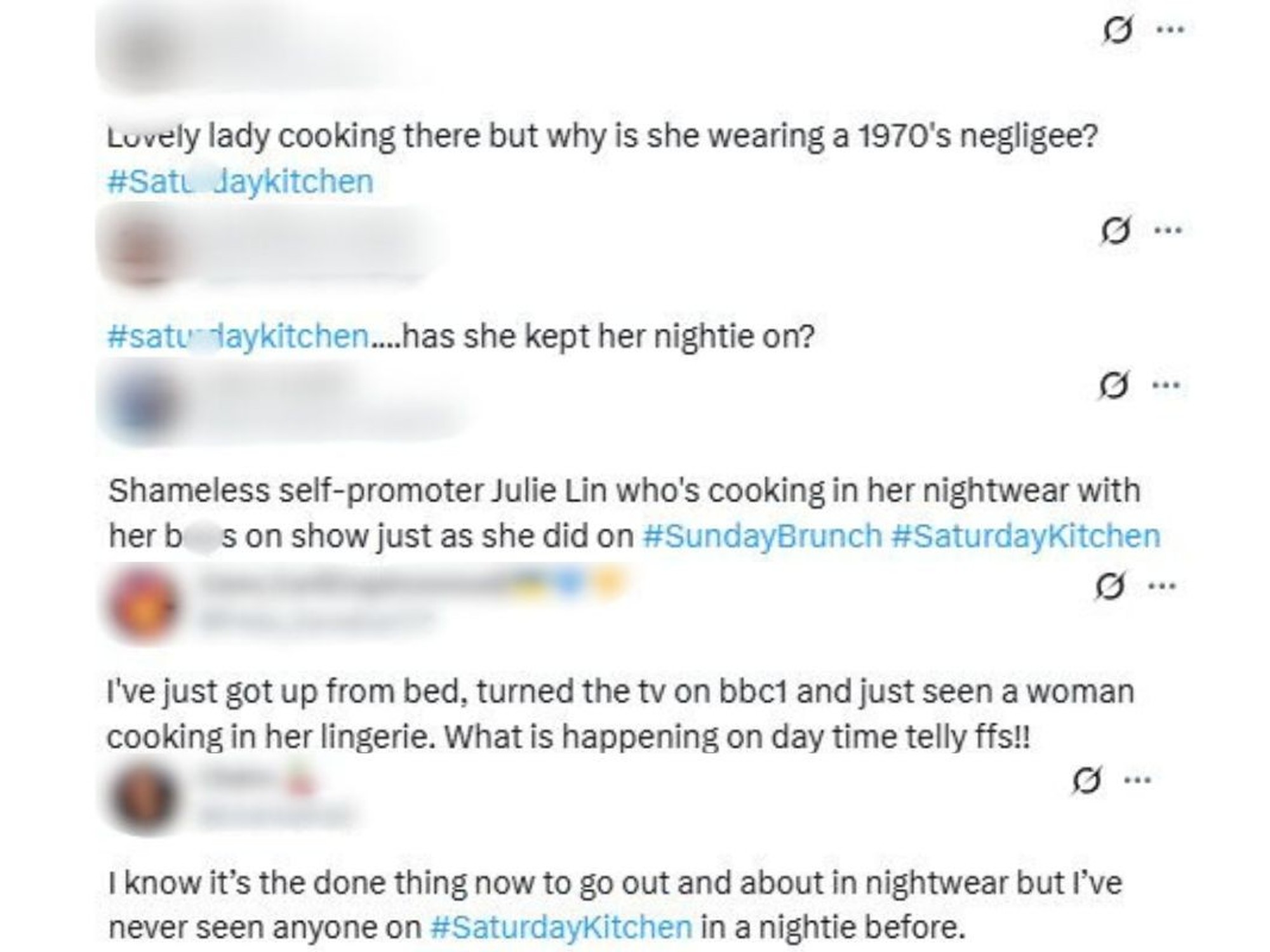 \u200bBBC Saturday Kitchen: Julie Lin