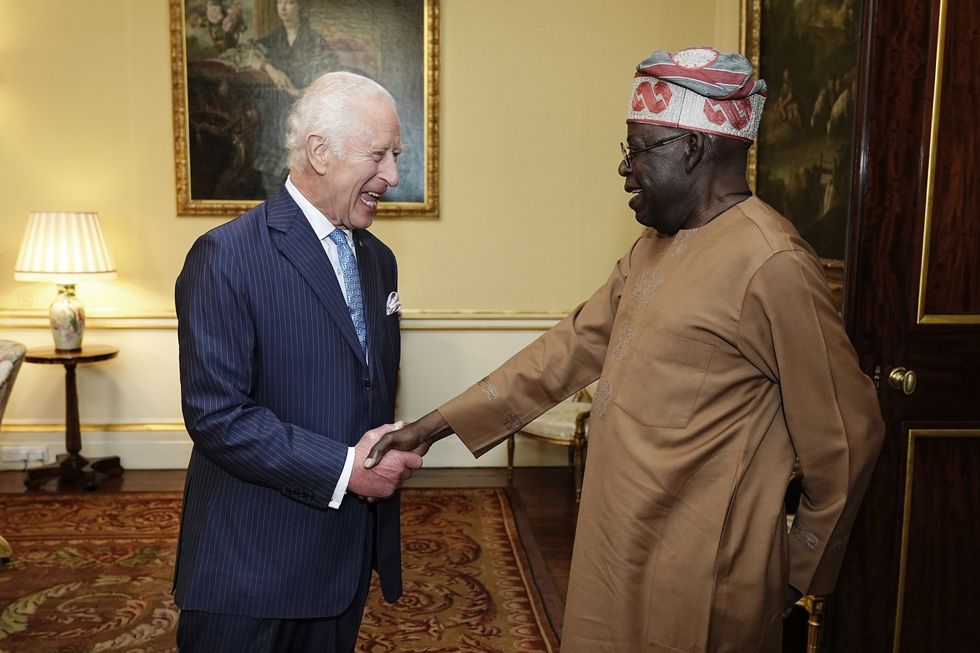 \u200bBola Tinubu meeting King Charles