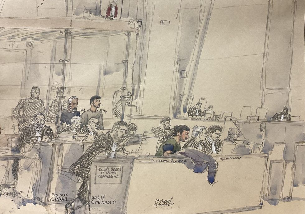 \u200bBrahim Chnina court sketch