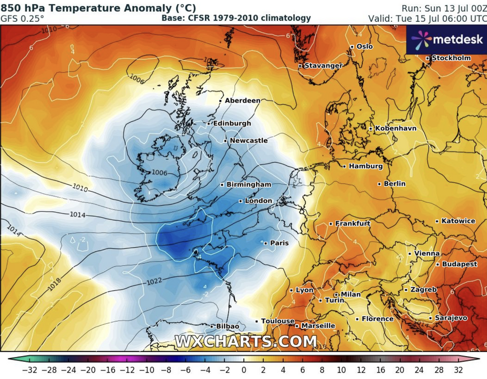 \u200bBritain's heatwave will disappear