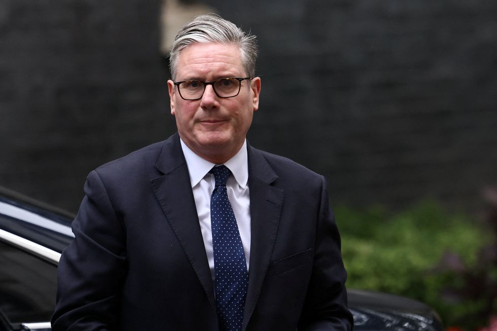 u200bBritish Prime Minister Keir Starmer arrives to attend an emergency Cobra meeting