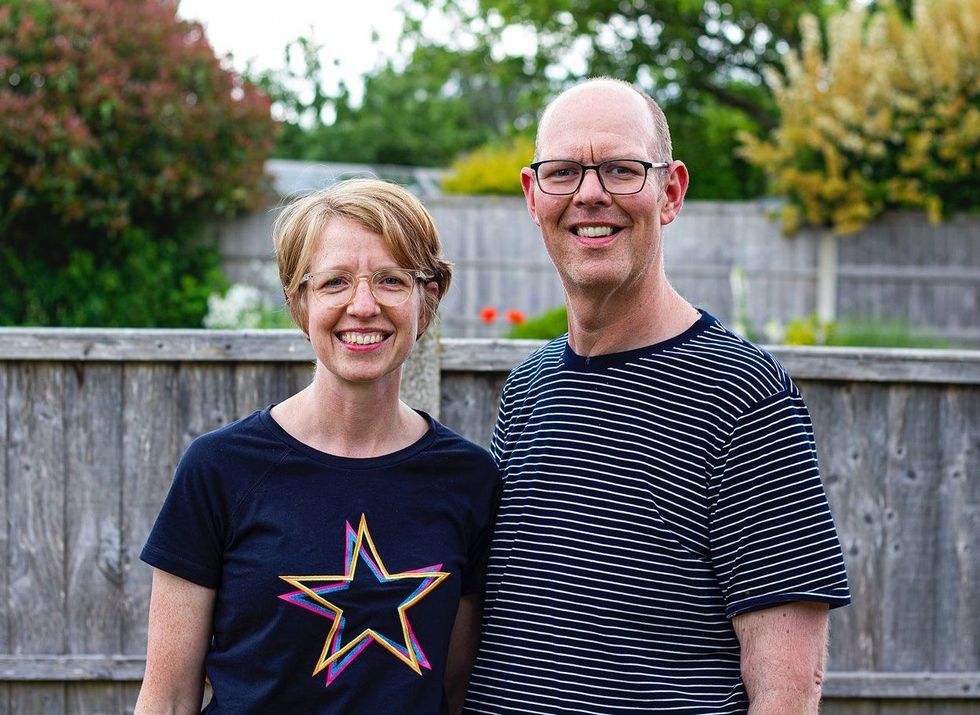 \u200bBryony Marriott (left) and Chris Marriott (right)