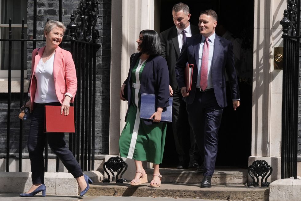\u200bCabinet members leaving 10 Downing Street