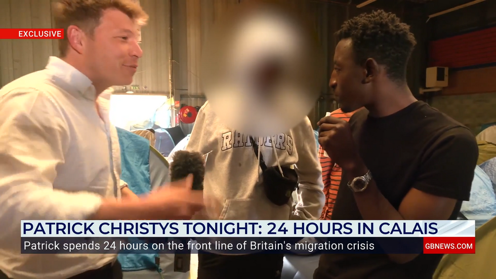 \u200bCalais migrants speak to Patrick Christys