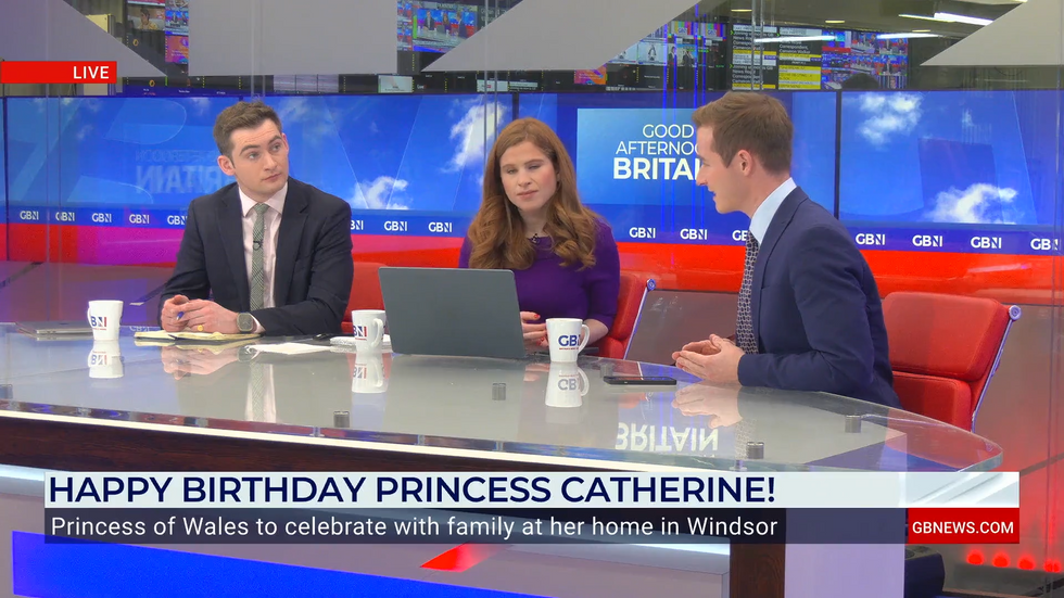 \u200bCameron Walker joined Tom Harwood and Emily Carver on GB News