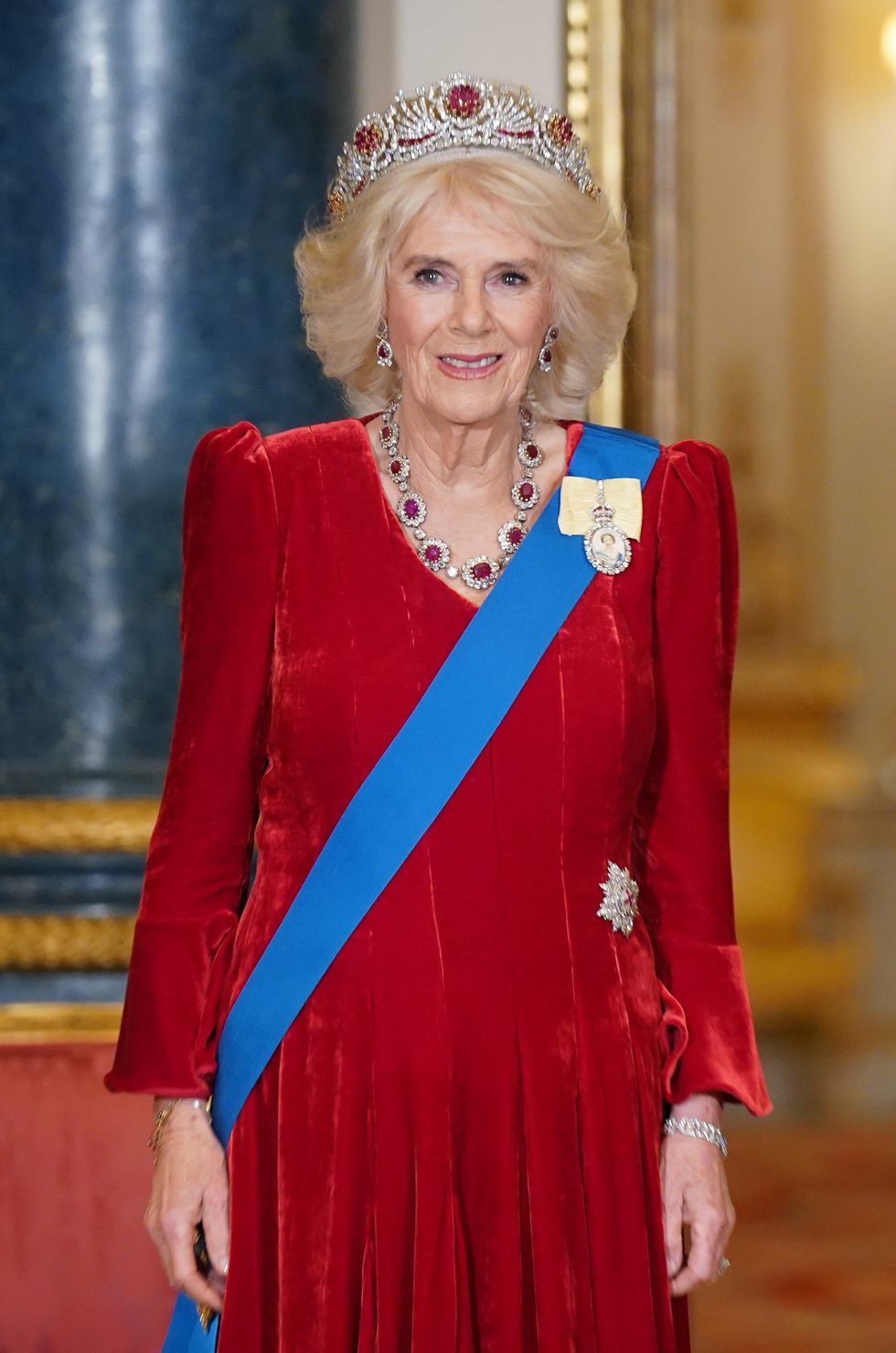 \u200bCamilla at the state banquet