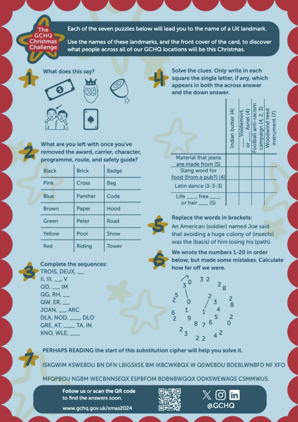 \u200bCan you solve this year's puzzle?