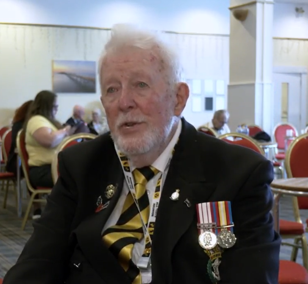 \u200bCaptain Terry Hughes was only 19 when he was sent to Christmas Island in the Pacific