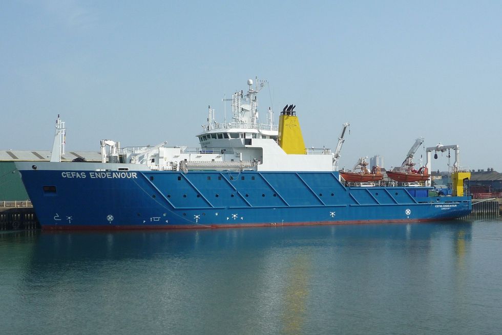 \u200bCEFAS Endeavour was the ship that made the discovery