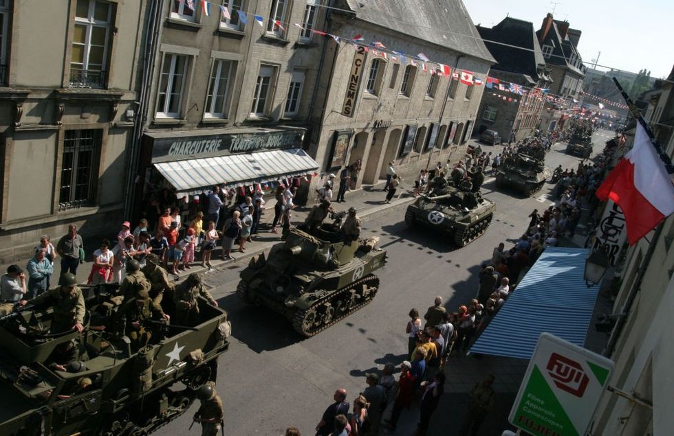 \u200bCelebrations in Carentan in 2004