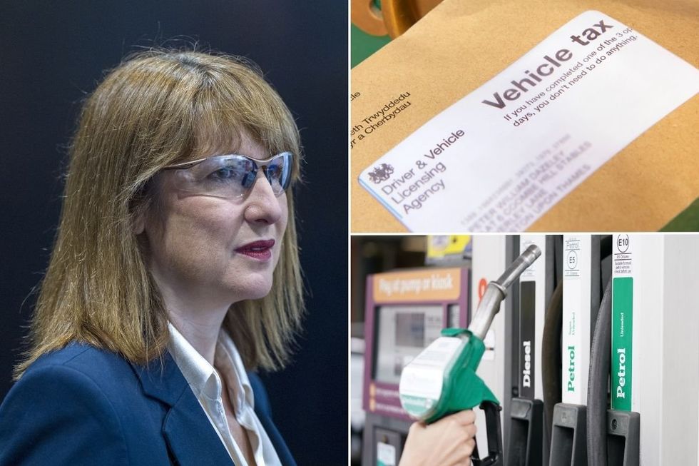 \u200bChancellor Rachel Reeves, a vehicle tax reminder and a fuel pump