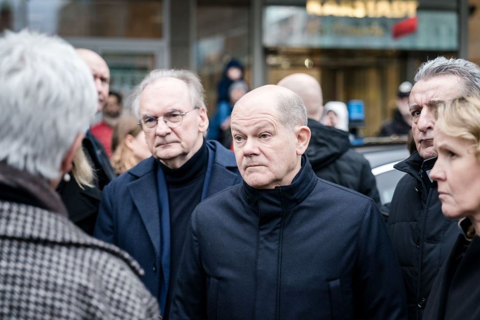 \u200bChancellor Scholz is in the city of Magdeburg