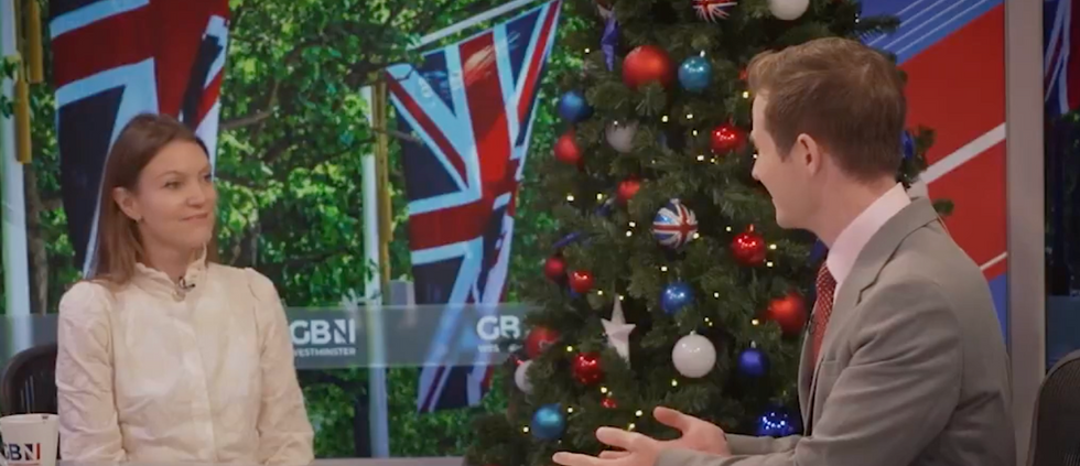 \u200bCharlotte Griffiths joined Cameron Walker on GB News