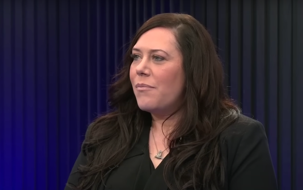 \u200bCharlotte Wright in the GB News studio