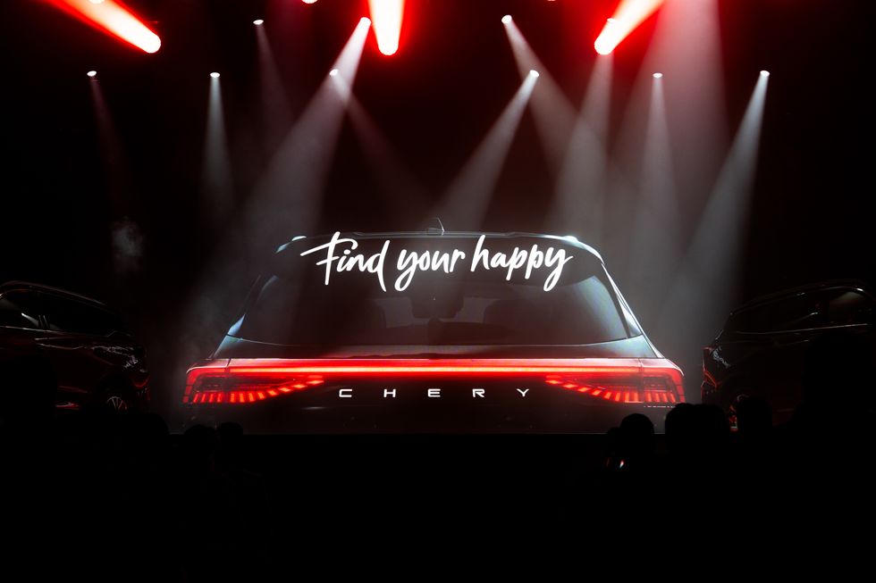 \u200bChery's 'Find Your Happy' slogan