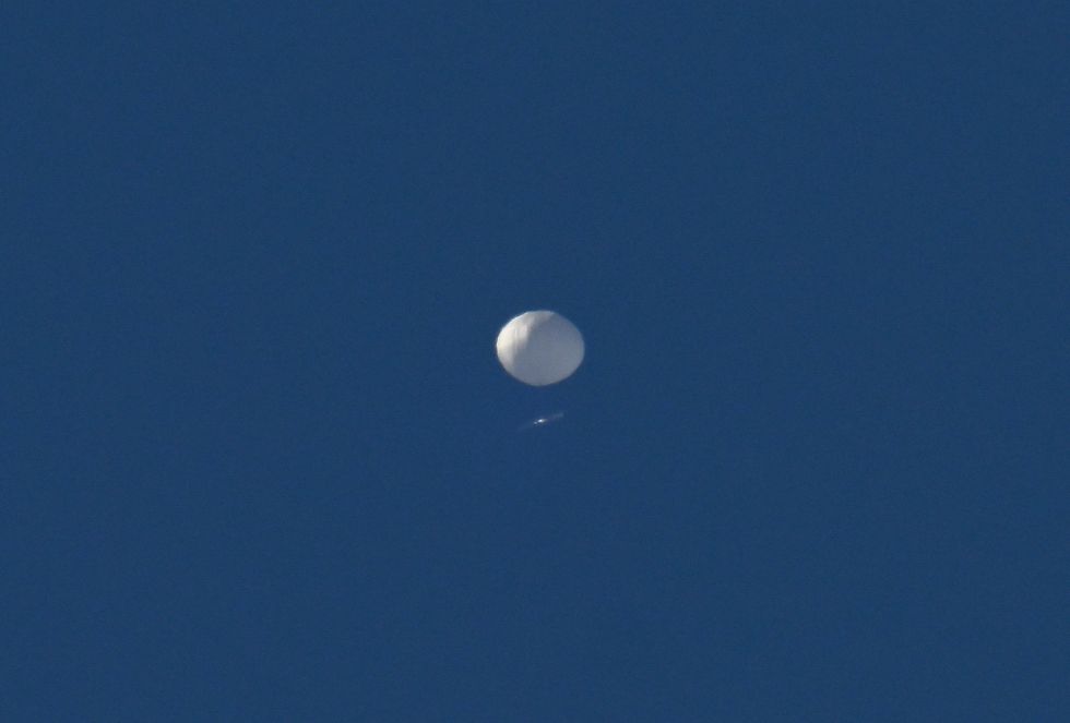 \u200bChinese spy balloon flies above in Charlotte NC