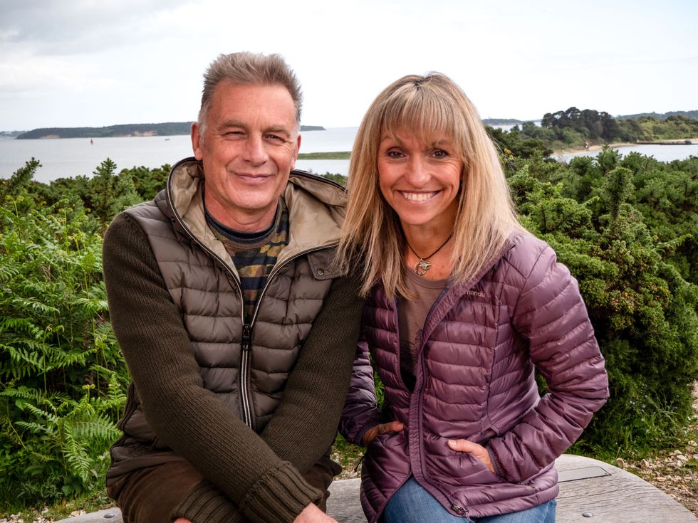 \u200bChris Packham and Michaela Strachan