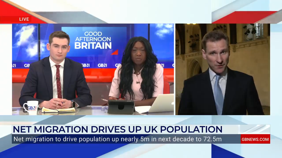 \u200bChris Philp joined Tom Harwood and Nana Akua on GB News