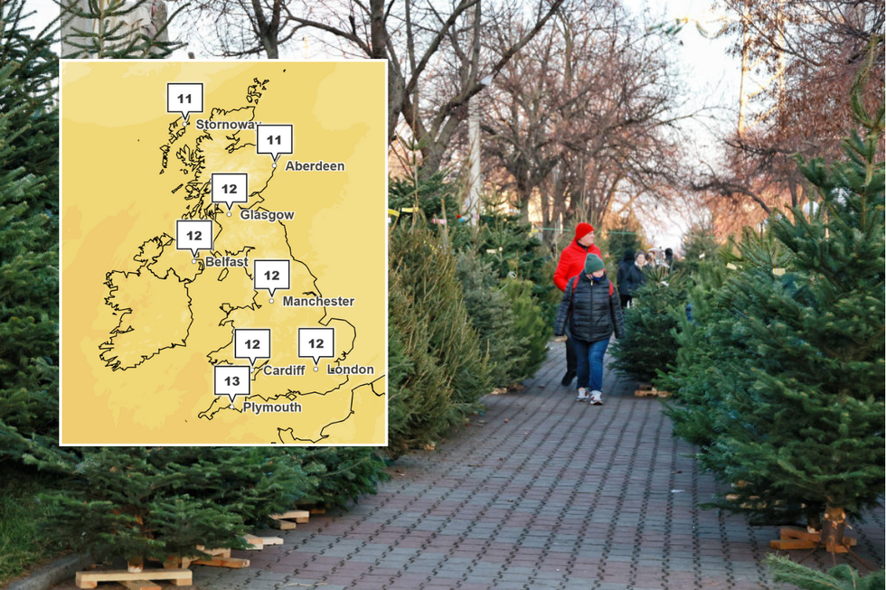 \u200bChristmas is set to be unseasonably warm