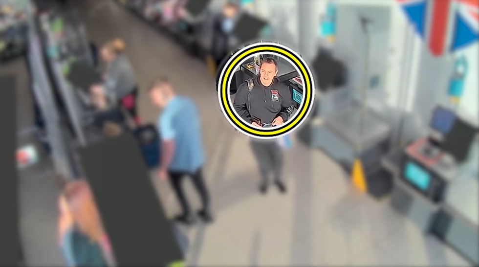 \u200bChristopher Spence was caught shoplifting on CCTV