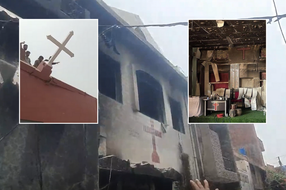 \u200bChurches have been destroyed in Pakistan