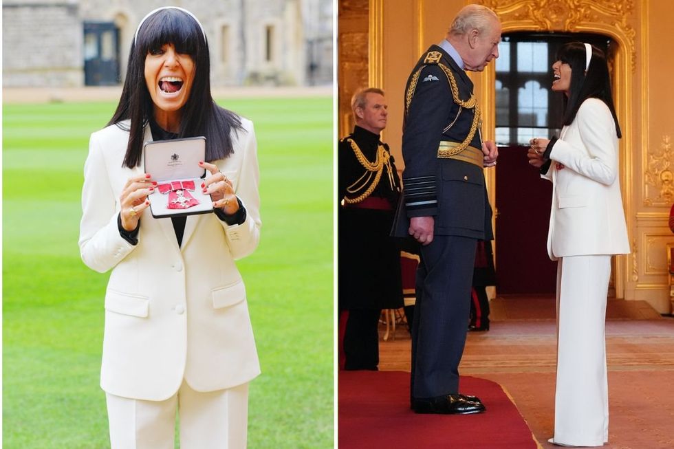\u200bClaudia Winkleman and King Charles
