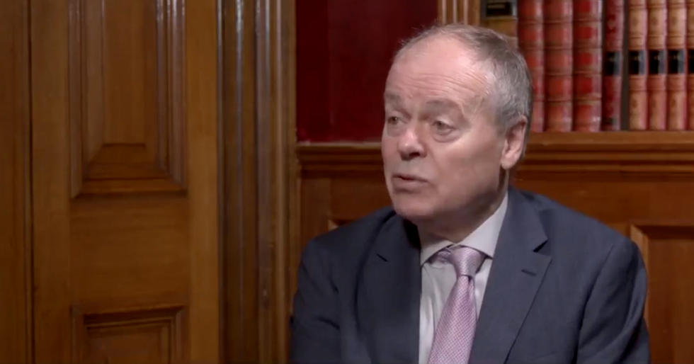 \u200bClive Betts being interviewed