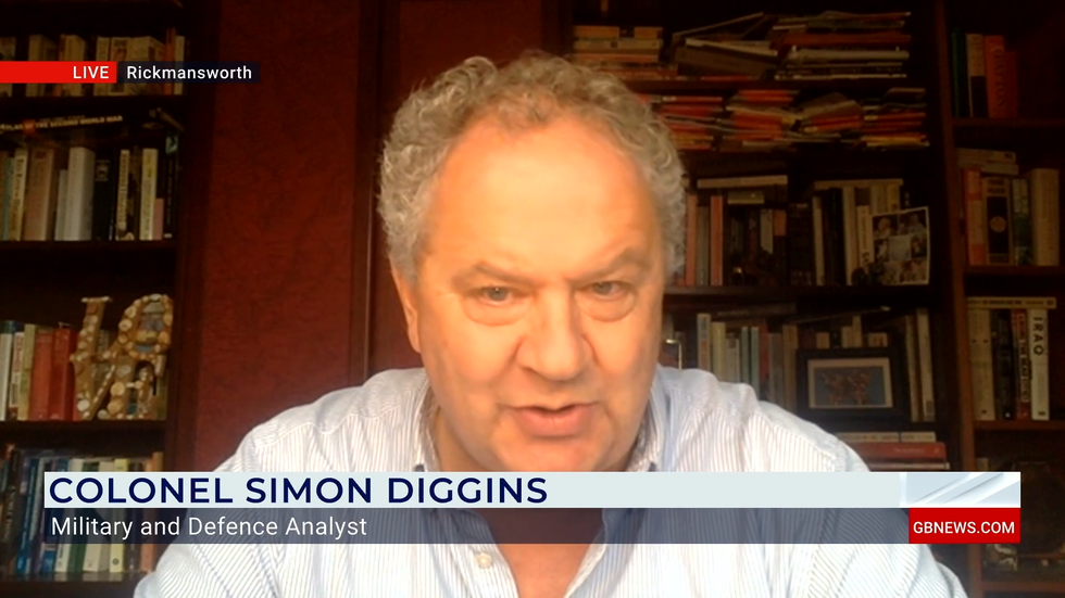 \u200bColonel Simon Diggins slammed those celebrating in London